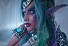 俄罗斯美女cosplay魔兽世界性感写真图片-秀人美女