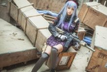 《少女前线》甜美可爱cosplay图片-秀人美女