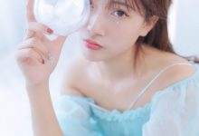轻纱薄缕美女白嫩清新美女写真-秀人美女