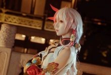 崩坏三英气逼人符华炽翎cosplay图片-秀人美女