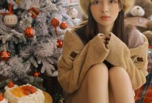 圣诞节美女性感美女圣诞主题cos写真-秀人美女