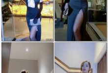 王馨瑶抹黑色交叉拍摄花絮 [1V-325M]-秀人美女