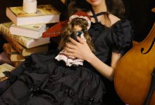 万圣节美女暗黑小精灵美女cos性感写真-秀人美女