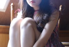 极品美女碎花连衣裙丰满性感写真-秀人美女