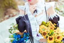 可爱萝莉cosplay雷姆制服诱惑写真图片-秀人美女