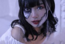 万圣节特效妆美女大胆cos高清精选图片-秀人美女