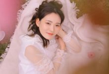 白皙养眼美女蕾丝裙气质写真图片-秀人美女