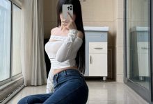 不可爱羚-高跟牛仔裤[28P+7V-1.11G]-秀人美女