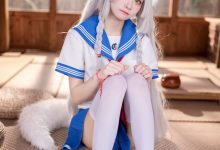 九柒喵-碧蓝航线-朝凪JK[37P-187MB]-秀人美女