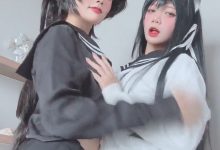 PoppaChan –  ✘Kawaiimeochan 双人Cosplay短视频[1P-25V-183.4M]-秀人美女