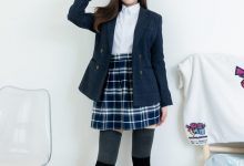 物恋传媒 No.2380 小曦-jk制服、皮鞋、黑灰拼接过膝袜、厚肉丝 [155P1V-3.65GB]-秀人美女