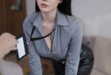 安然《灰色衬衫》原版写真 [92P-1.06G]-秀人美女