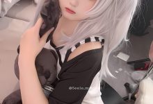 Seele麦麦 – 白色双马尾 [16P-77M]-秀人美女