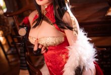 Zyra秋-碧蓝航线-大凤旗袍[15P-297MB]-秀人美女