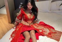 微密圈辰妈吖_新娘秀禾服 [8P+2V-128MB]-秀人美女