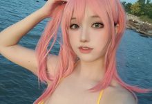 七七娜娜子 –  穗香泳衣[31P+4V-667.8M]-秀人美女