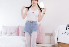 BoBoSocks袜啵啵 No.582 香菜-高跟鞋、厚白丝、裸足 [152P1V-5.82GB]-秀人美女