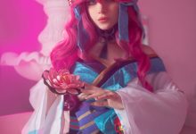 Ulichan NO.003 Ahri Spirit Blossom [52P-121MB]-秀人美女