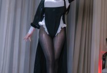 屿鱼Yukako-黑丝修女[40P-406MB]-秀人美女