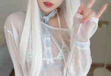 布丁大法-白毛女友[105P+8V-991MB]-秀人美女