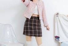 物恋传媒 No.2425 橙子-长靴、白色过膝棉袜、厚肉丝 [160P1V-4.05GB]-秀人美女