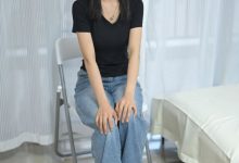 凝思摄影 NO.002 木木-T恤、短白袜、平底鞋[140P+1V／4.68GB]-秀人美女