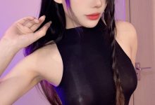 九言 – 黑丝紧身衣[22P+6V-201.1M]-秀人美女