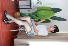 三禾摄影 No.012 牛仔热裤 高跟 长丝 [208P-1.26GB]-秀人美女