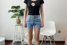 三禾摄影 No.026 牛仔短裤 棉袜 帆布鞋 [176P1V-687MB]-秀人美女