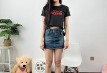 三禾摄影 No.028 牛仔裙 棉袜 帆布鞋 [184P1V-805MB]-秀人美女