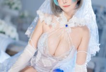 蜜汁猫裘-碧蓝航线-柴郡花嫁 [134P+2V]-秀人美女