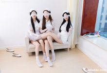 物恋传媒 No.2500 茯苓&泡泡&橙子-平底鞋、短白丝、护士服、白丝 [285P1V-9.97GB]-秀人美女