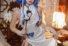 二佐Nisa – 碧蓝航线 圣路易斯旗袍 [29P-254.7M]-秀人美女