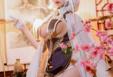 二佐Nisa – 碧蓝航线 天狼星旗袍 [25P-211.2M]-秀人美女