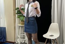 三禾摄影 No.048 牛仔裙 黑丝 高跟 [232P1V-2.74GB]-秀人美女