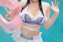 ZinieQ-Tifa Lockhart Swimsuit[38P+7V-1.26G]-秀人美女