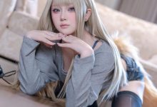 屿鱼 –   T1 紧身短裤[54P-391.6M]-秀人美女