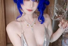 蜜汁猫裘-碧蓝航线-圣路易斯礼服自拍[16P+1V-1.23G]-秀人美女