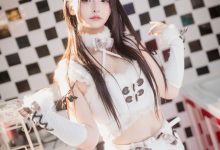 神楽坂真冬 –  毛绒白兔 [75P+2V-316MB]-秀人美女