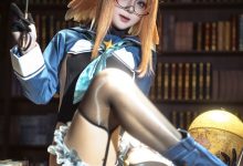 矢量鱼 –  蔚蓝档案 圆堂志美子校服[50P-513.1M]-秀人美女