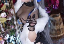 洛璃 LoLiSAMA –  碧蓝航线 路易九世旗袍[43P-458.2M]-秀人美女