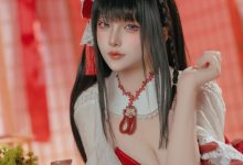 屿鱼 –  碧蓝航线 大山·祈愿的巫女兔[58P-340.2M]-秀人美女