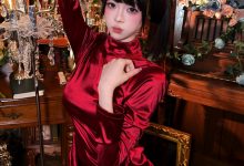 麻薯好吃 No.028 - 酒红礼赞 [47P-533MB]-秀人美女