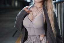 柒柒要乖哦 – 灰姑娘·辛德瑞拉同人晚礼裙[97P-1.2G]-秀人美女