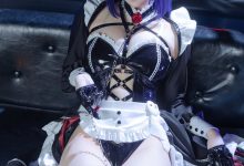 屿鱼 –  Nikke胜利女神 米哈拉·咖啡女仆[80P-456.5M]-秀人美女