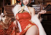 阿雪雪 – NO.050 碧蓝航线 柴郡新年旗袍[91P-2.27G]-秀人美女