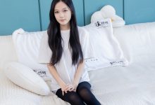 BoBoSocks袜啵啵 No.683 焦糖-高跟凉鞋、厚黑丝踩脚裤、白棉袜、裸足 [165P1V-6.85GB]-秀人美女