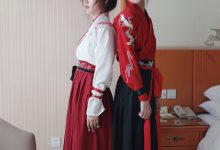 凡夫摄影 NO.0011 可菲×晓莲 红色古装汉服丝足[190P+2V／7.26GB]-秀人美女