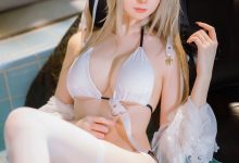 焖焖碳 –  碧蓝航线 安克雷奇泳装[20P-103.8M]-秀人美女
