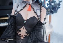 封疆疆v –  原神 申鹤同人黑婚纱 [20P-239.7M]-秀人美女